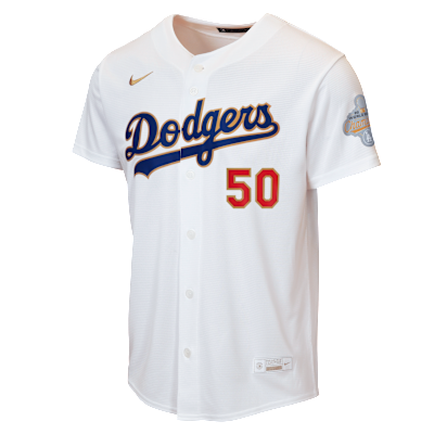 Mookie Betts Los Angeles Dodgers 2025 World Series Champions Gold